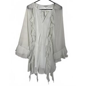 NEW Francesca's Mini Dress Medium Mint Green BOHO Cottage Coquette Indie Fairy